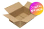 Wellpapp-Faltkarton 1-wellig, braun, Qual. 1.20, DIN A4 - bedruckt