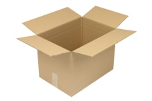Wellpapp-Faltkarton 1-wellig, braun, Qual. 1.30, DIN A3, 5011028