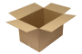 Wellpapp-Faltkarton 2-wellig, braun, Qual. 2.30, DIN C2 Wellpapp-Faltkarton 2-wellig, braun, Qual. 2.30, DIN C2