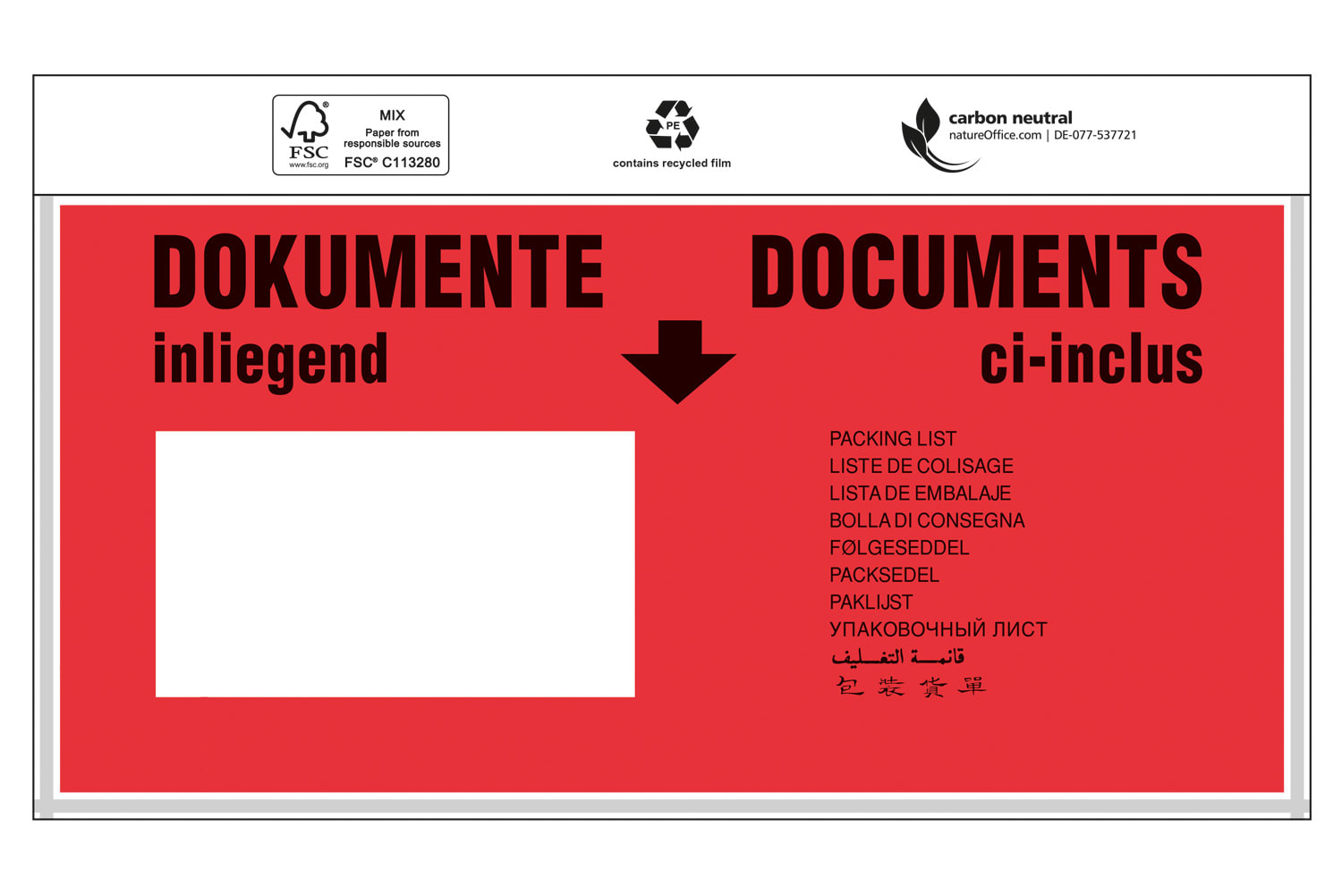 Dokumententasche Standard