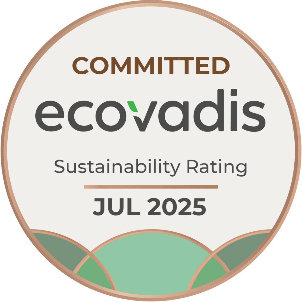 EcoVadis Sustainability Rating – Committed EcoVadis Sustainability Rating Committed