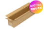 Wellpapp-Faltkarton 1-wellig, braun, Qual. 1.20 - bedruckt
