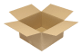 Wellpapp-Faltkarton 1-wellig, braun, Qual. 1.20 Wellpapp-Faltkarton 1-wellig, braun, Qual. 1.20