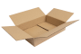 Wellpapp-Faltkarton, 1-wellig, braun, Qual. 1.20