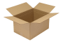 Wellpapp-Faltkarton 1-wellig, braun, Qual. 1.30, DIN B3