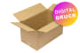 Wellpapp-Faltkarton 1-wellig, braun, Qual. 1.30 - bedruckt