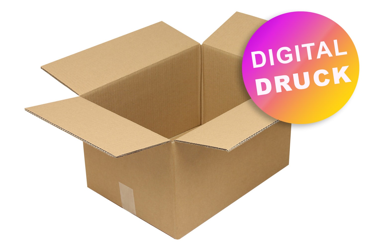 Wellpapp-Faltkarton 2-wellig 400 - 499 mm Länge - bedruckt