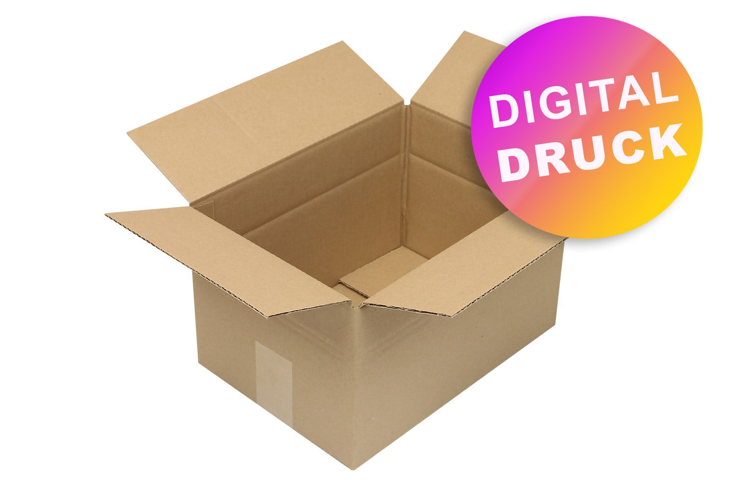 Wellpapp-Faltkarton 1-wellig von 300 - 349 mm Länge - bedruckt