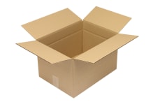 Wellpapp-Faltkarton 1-wellig, braun, Qual. 1.30, 5011023 Wellpapp-Faltkarton 1-wellig, braun, Qual. 1.30, 5011023