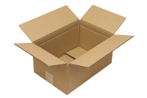 Wellpapp-Faltkarton 2-wellig, braun, Qual. 2.20, DIN A4, 5012004 Wellpapp-Faltkarton 2-wellig, braun, Qual. 2.20, DIN A4, 5012004