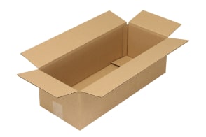 Wellpapp-Faltkarton 1-wellig, braun, Qual. 1.30, 5011128 Wellpapp-Faltkarton 1-wellig, braun, Qual. 1.30, 5011128