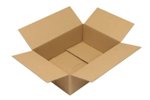 Wellpapp-Faltkarton 1-wellig, braun, Qual. 1.20, DIN A4, 5011067 Wellpapp-Faltkarton 1-wellig, braun, Qual. 1.20, DIN A4, 5011067