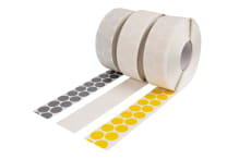 PE-Gewebeklebepunkte, silber, m8370101