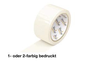 Xenial PET-Recycling-Klebeband weiß, 1- bis 2-farbig Positivdruck, m5520838 Xenial PET-Recycling-Klebeband weiß, 1- bis 2-farbig Positivdruck, m5520838