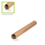 Versandrohr, braun, Wandstärke 2 mm, DIN A1 Versandrohr, braun, Wandstärke 2 mm, DIN A1
