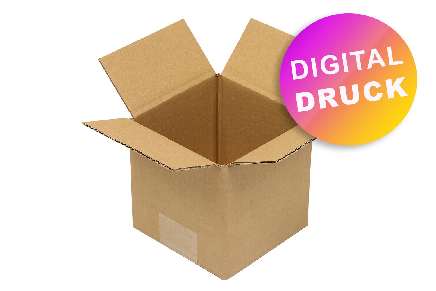 Wellpapp-Faltkarton 1-wellig bis 199 mm Länge - bedruckt