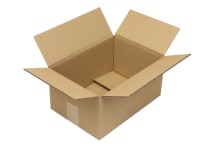 Wellpapp-Faltkarton 2-wellig, braun, Qual. 2.20, DIN A4, 5012083