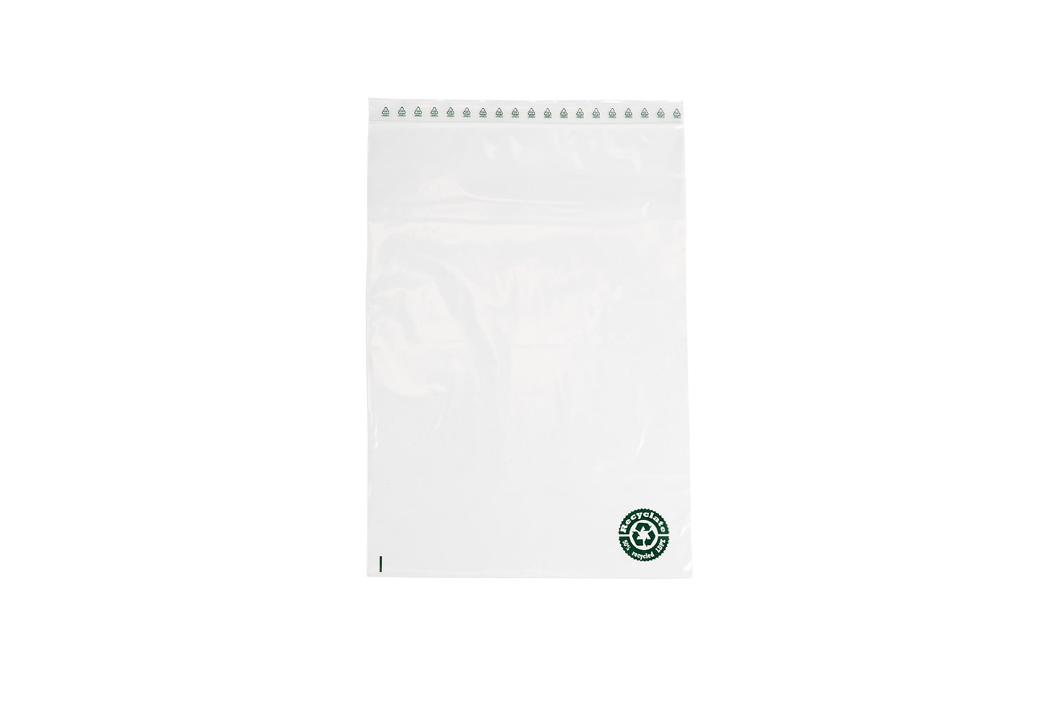 PE-Druckverschlussbeutel mit Rezyklat