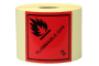 Gefahrgut-Etiketten aus Papier, "Flammable Gas", Kl. 2 Gefahrgut-Etiketten aus Papier, "Flammable Gas", Kl. 2