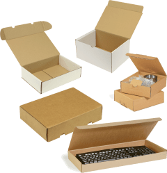 Klappschachtel aus Feinwelle 1-wellig, m5002698