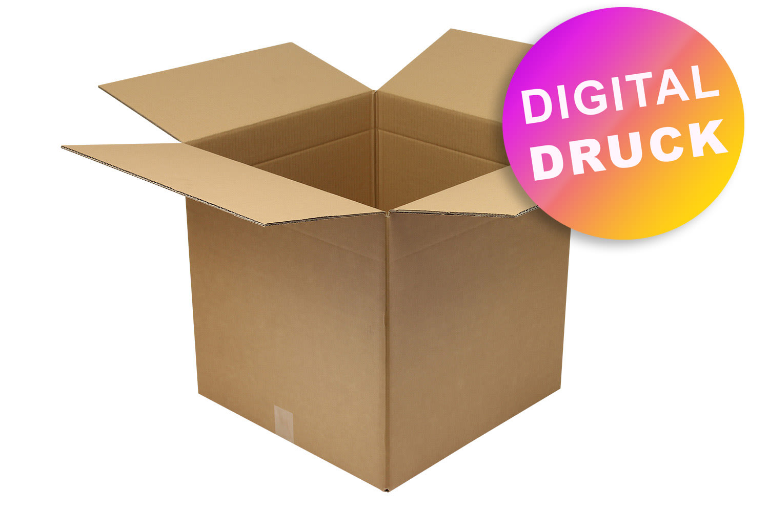 Wellpapp-Faltkarton 2-wellig 500 - 599 mm Länge - bedruckt