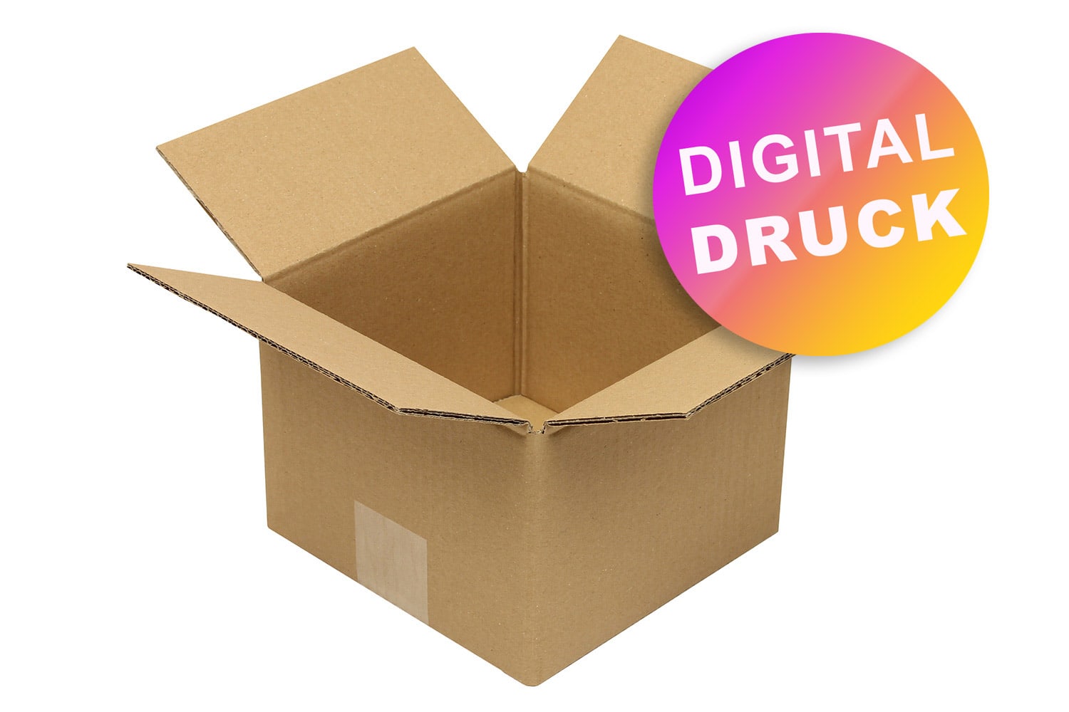 Wellpapp-Faltkarton 2-wellig bis 299 mm Länge - bedruckt