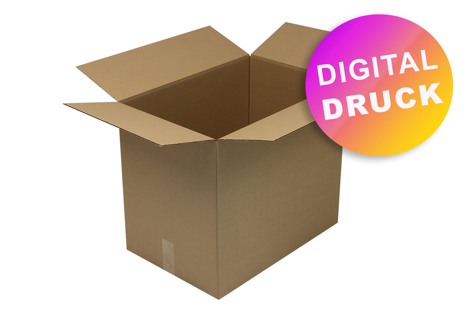 Wellpapp-Faltkarton 1-wellig von 600 - 699 mm Länge - bedruckt