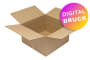 Wellpapp-Faltkarton 1-wellig, braun, Qual. 1.30 - bedruckt