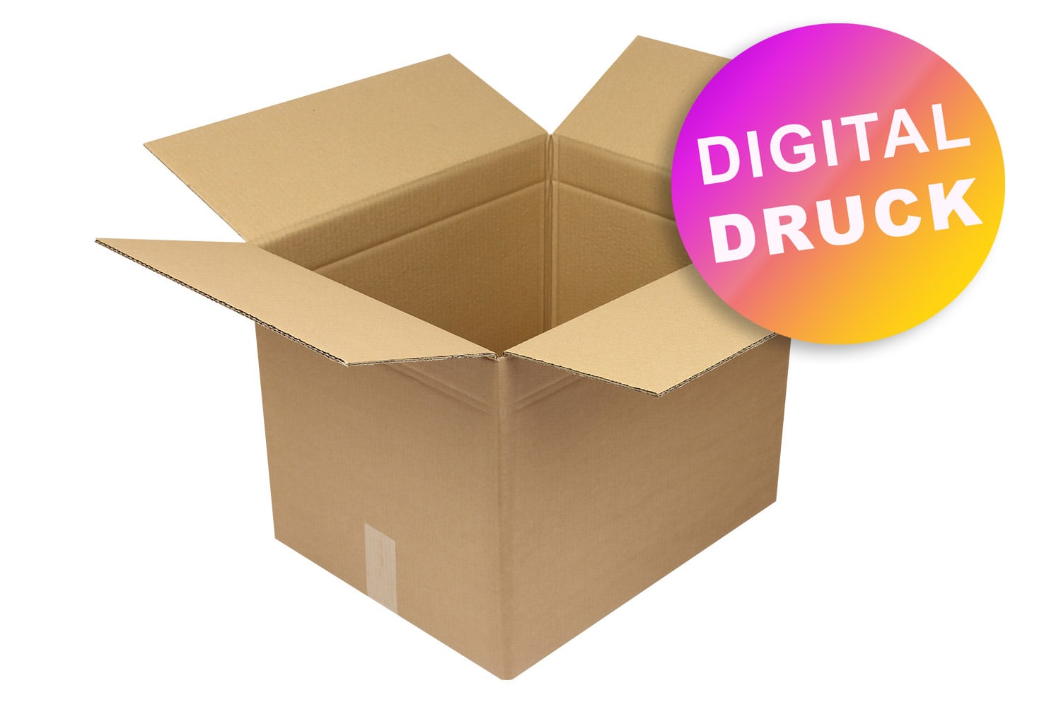 Wellpapp-Faltkarton 2-wellig 400 - 499 mm Länge - bedruckt