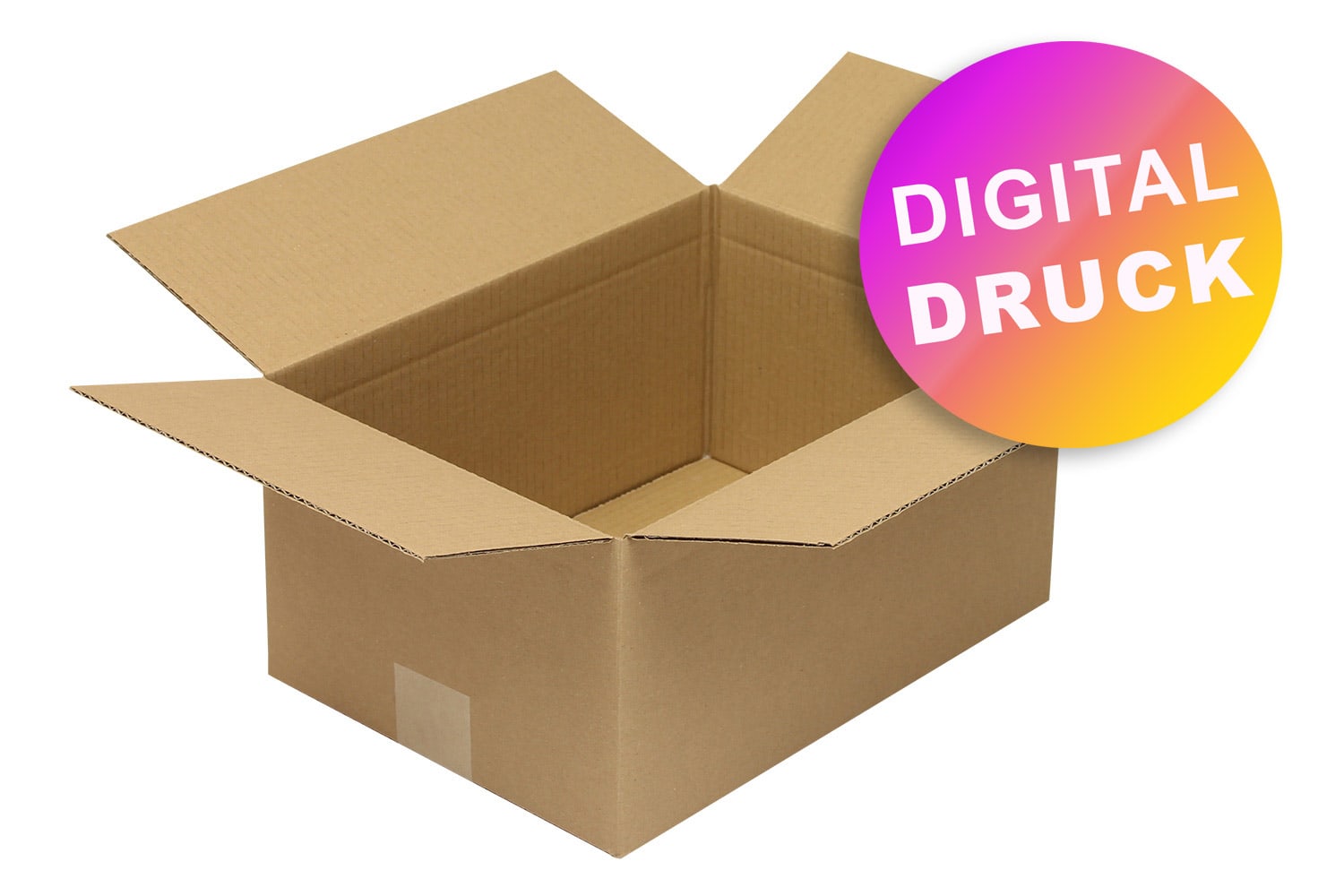 Wellpapp-Faltkarton 1-wellig von 300 - 349 mm Länge - bedruckt