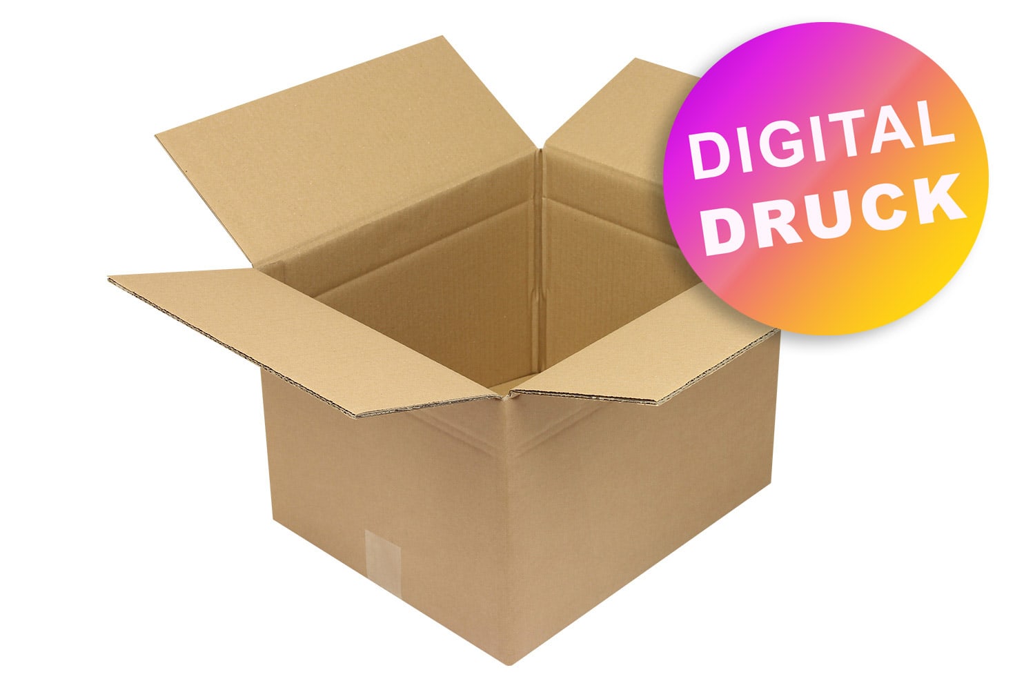 Wellpapp-Faltkarton 2-wellig 400 - 499 mm Länge - bedruckt