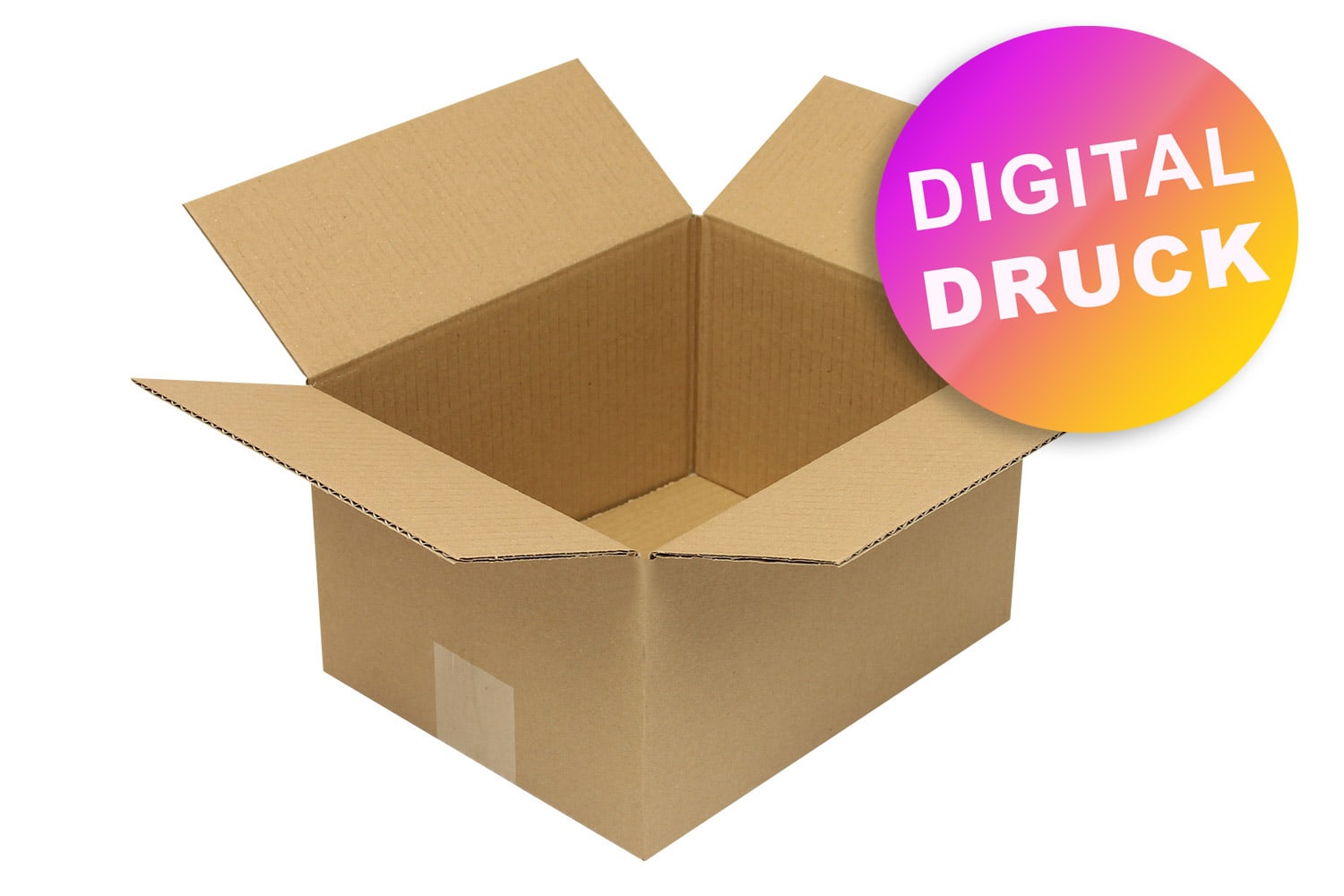 Wellpapp-Faltkarton 1-wellig von 200 - 299 mm Länge - bedruckt