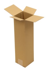 Wellpapp-Faltkarton 1-wellig, braun, Qual. 1.20, DIN A2, 5230520