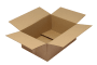 Wellpapp-Faltkarton 1-wellig, braun, Qual. 1.30