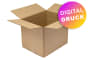 Wellpapp-Faltkarton 2-wellig, braun, Qual. 2.30 - bedruckt