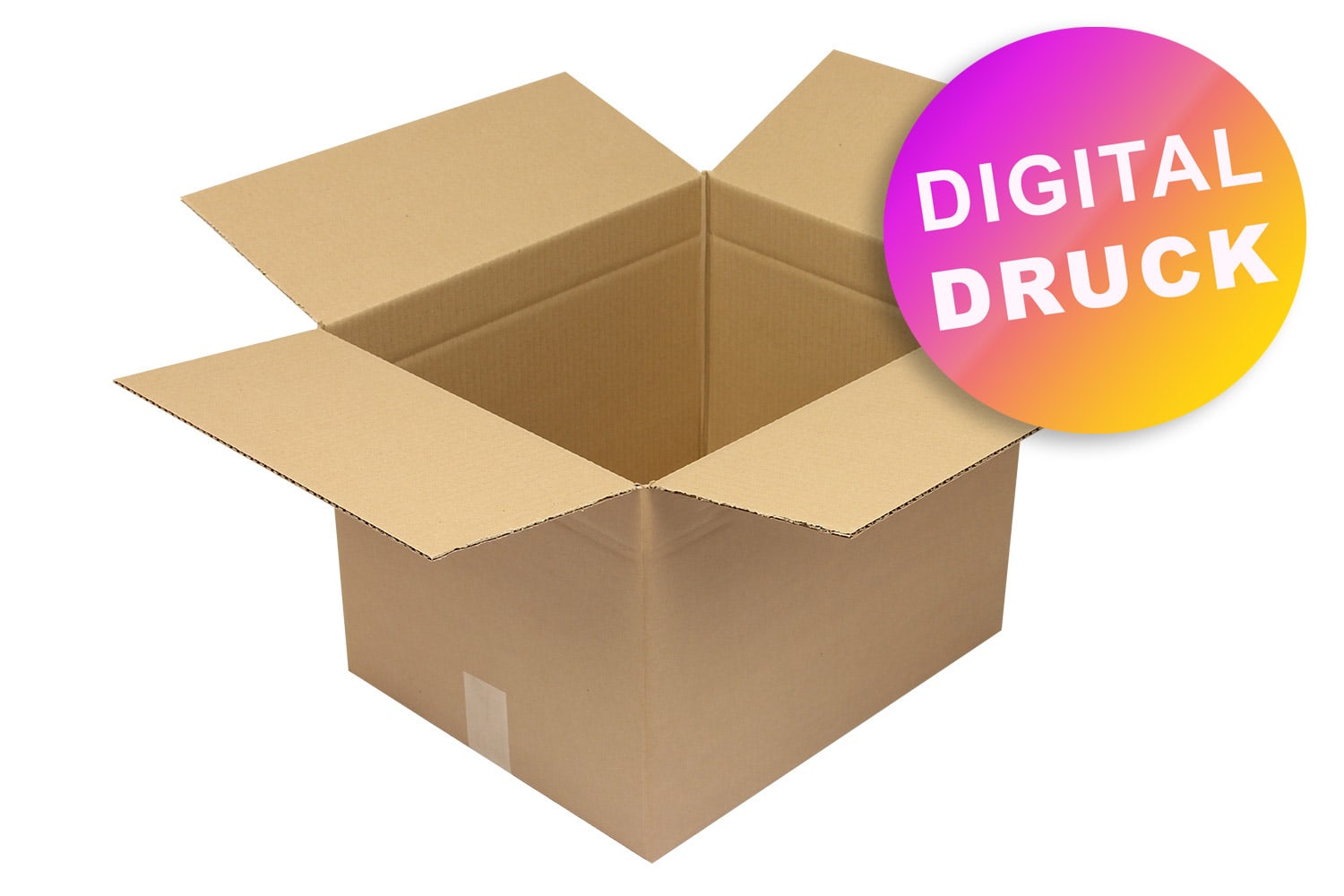 Wellpapp-Faltkarton 1-wellig von 400 - 499 mm Länge - bedruckt