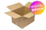 Wellpapp-Faltkarton 1-wellig, braun, Qual. 1.30 - bedruckt