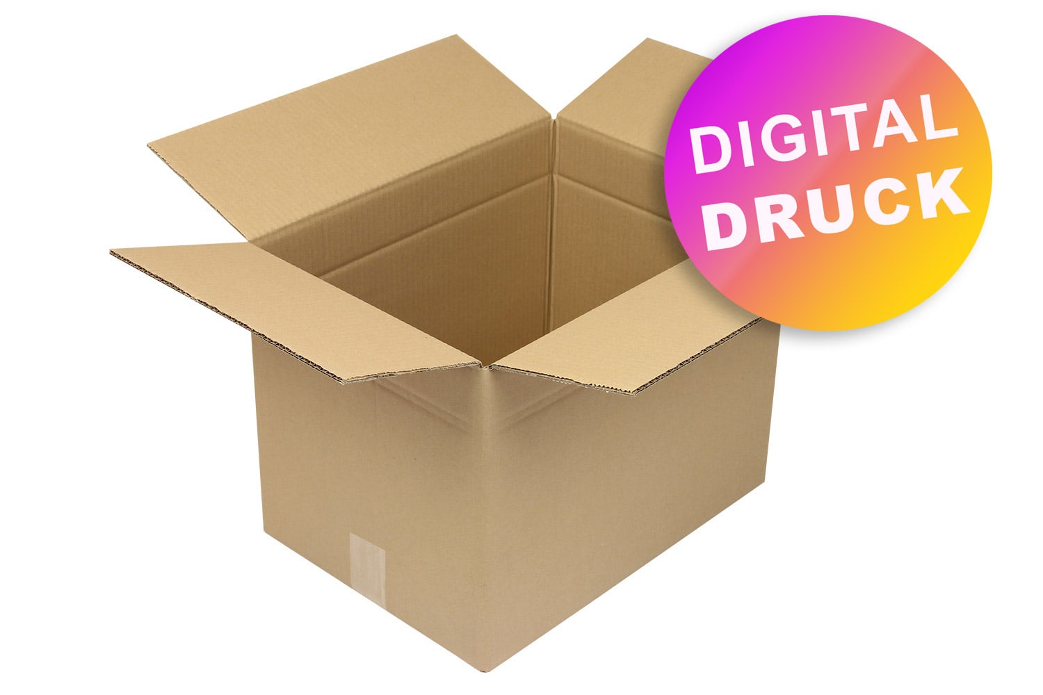 Wellpapp-Faltkarton 2-wellig 400 - 499 mm Länge - bedruckt