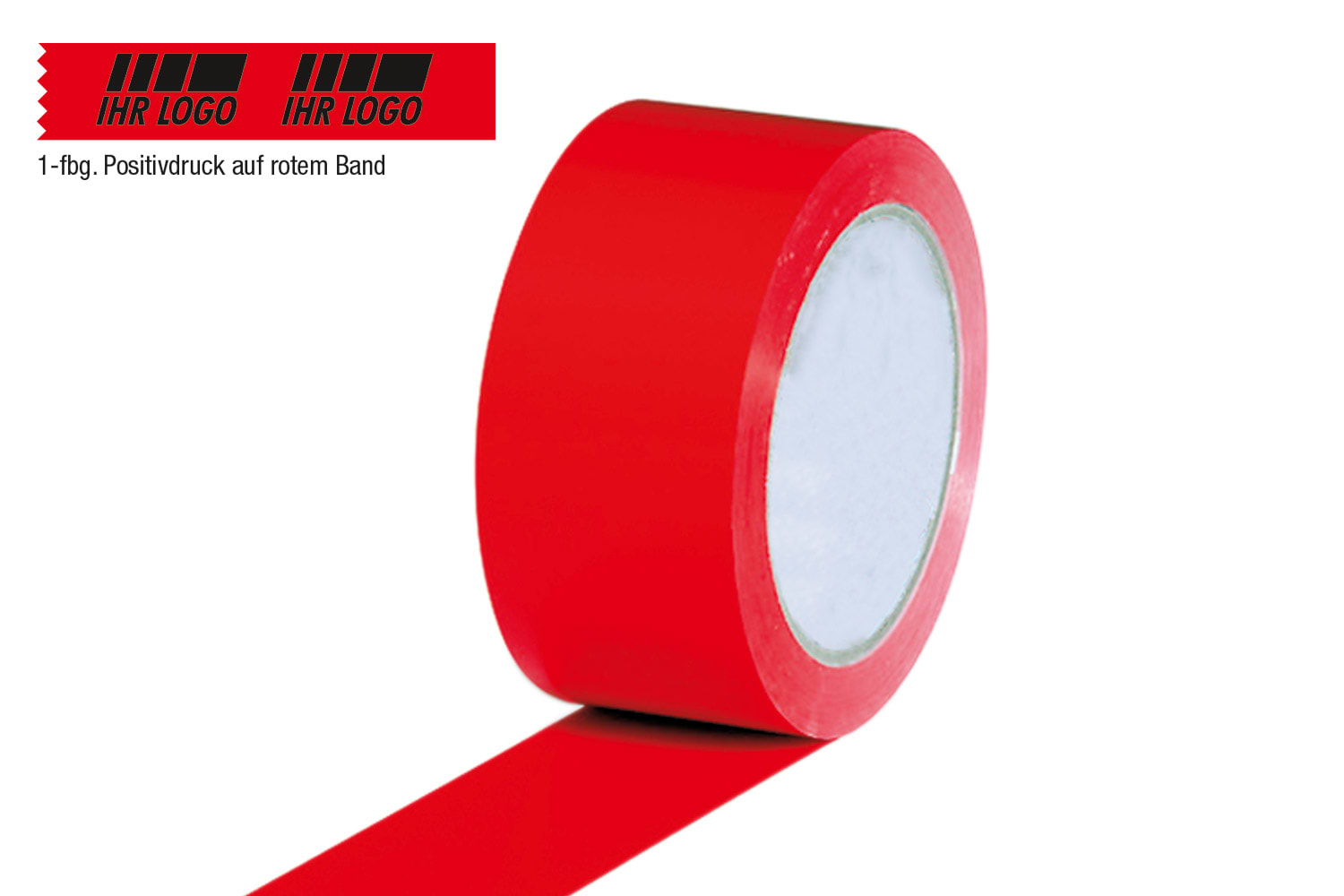 PVC-Klebeband, 1-farbig bedruckt, 57 µ