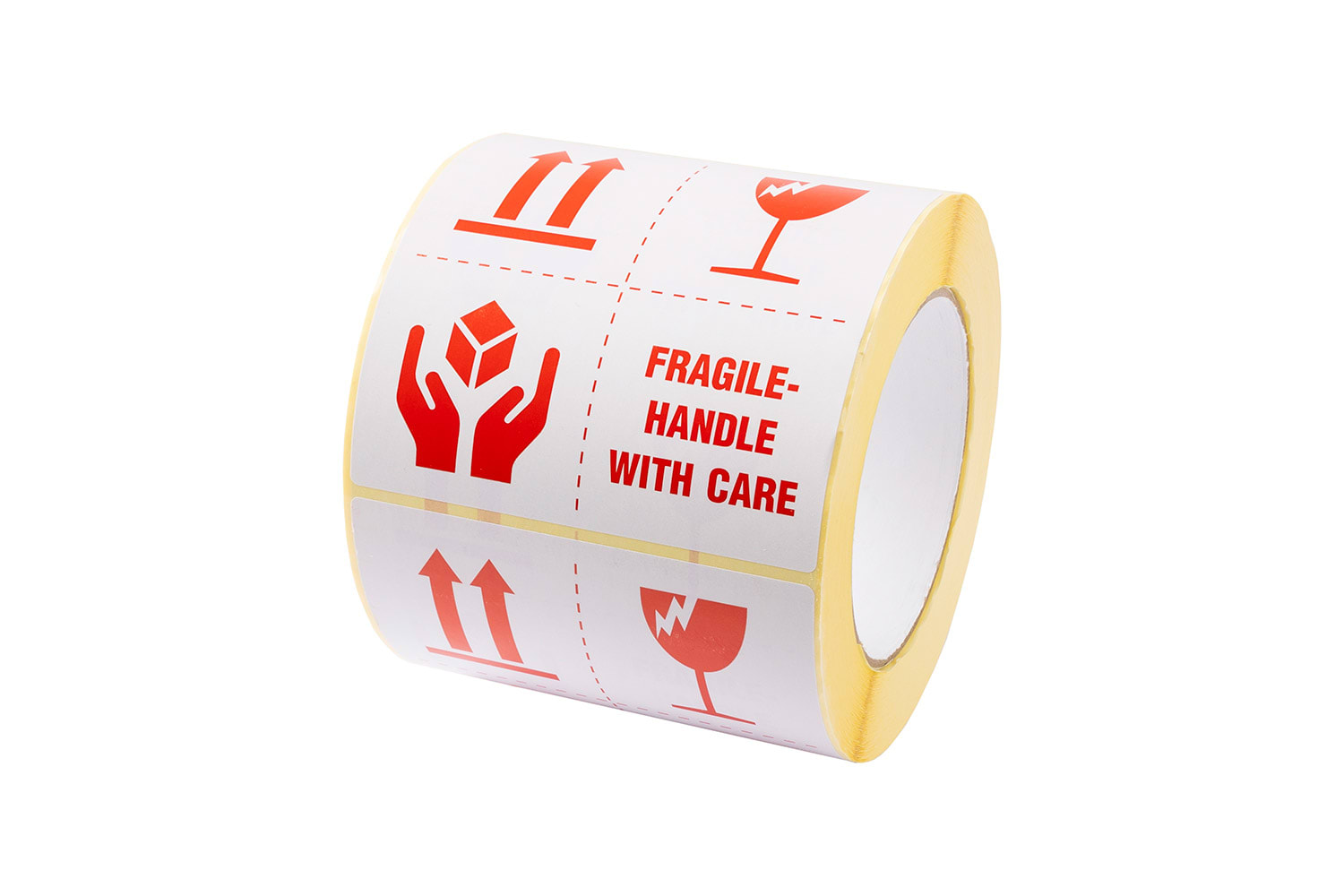 Warnetiketten aus Papier