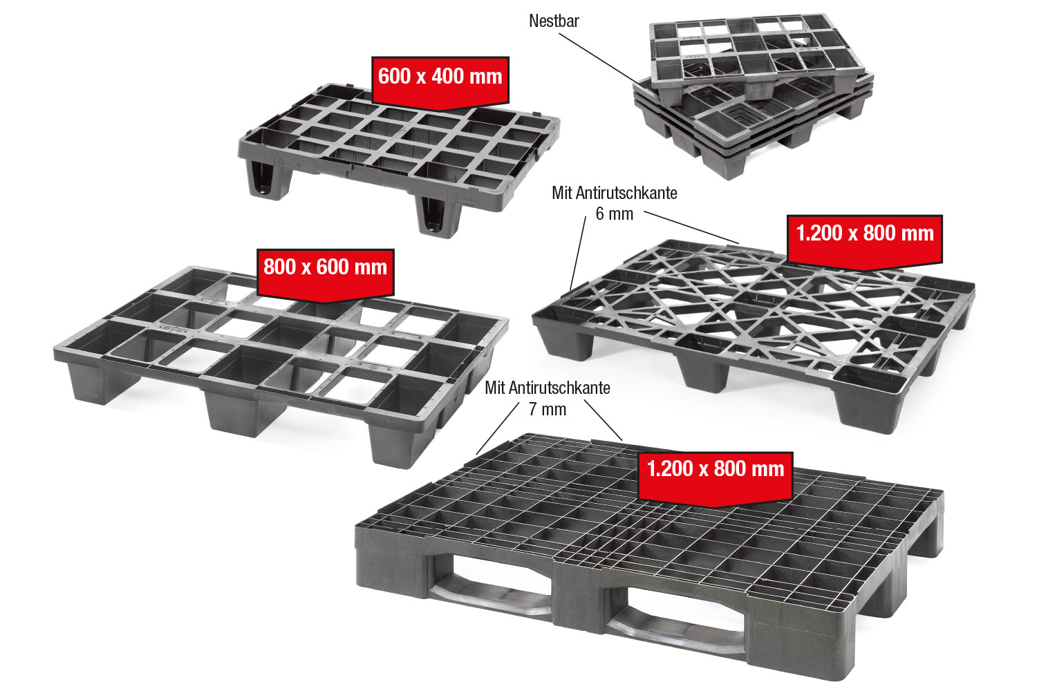 Kunststoffpalette, m7450024 Kunststoffpalette, m7450024