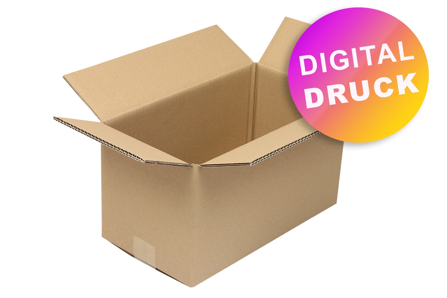 Wellpapp-Faltkarton 2-wellig 300 - 399 mm Länge - bedruckt