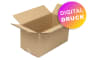 Wellpapp-Faltkarton 2-wellig, braun, Qual. 2.20 - bedruckt