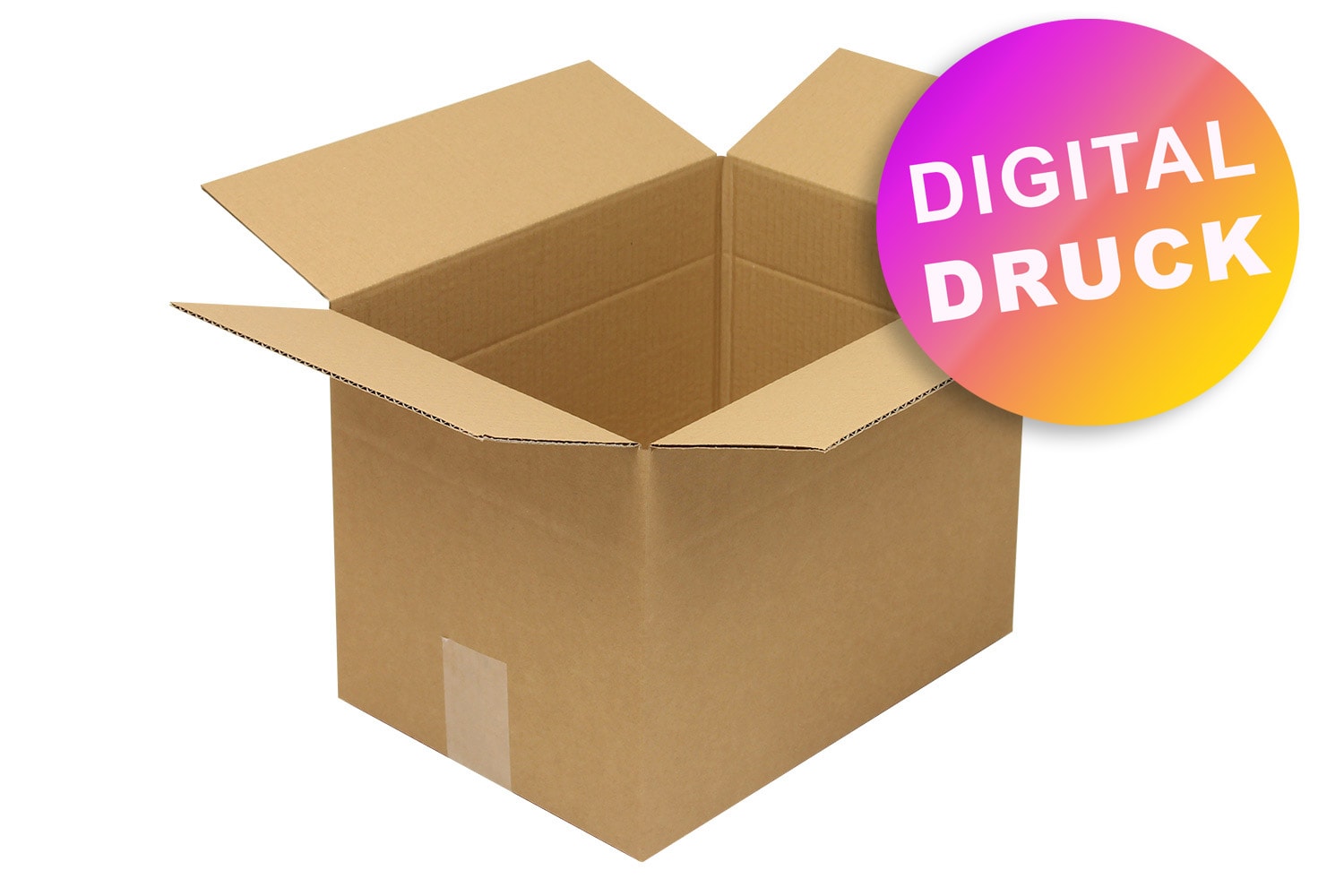 Wellpapp-Faltkarton 1-wellig von 300 - 349 mm Länge - bedruckt