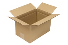 Wellpapp-Faltkarton 2-wellig, Modulkarton, braun, Qual. 2.20, 5012003