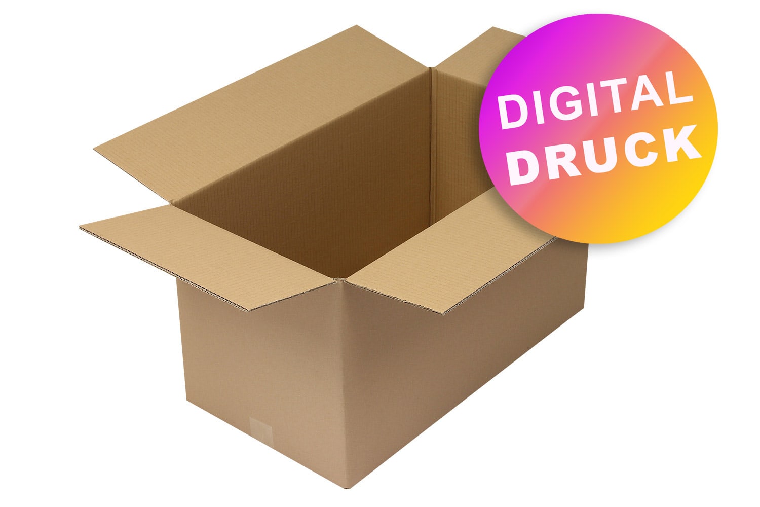 Wellpapp-Faltkarton 2-wellig 600 - 699 mm Länge - bedruckt