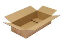 Wellpapp-Faltkarton 1-wellig, Modulkarton, braun, Qual. 1.30, 5011040 Wellpapp-Faltkarton 1-wellig, Modulkarton, braun, Qual. 1.30, 5011040