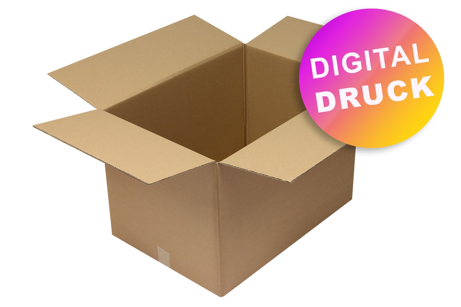 Wellpapp-Faltkarton 2-wellig 600 - 699 mm Länge - bedruckt