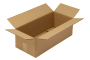Wellpapp-Faltkarton 2-wellig, braun, Qual. 2.30 Wellpapp-Faltkarton 2-wellig, braun, Qual. 2.30