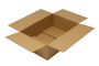 Wellpapp-Faltkarton 2-wellig, braun, Qual. 2.30, DIN A2 Wellpapp-Faltkarton 2-wellig, braun, Qual. 2.30, DIN A2